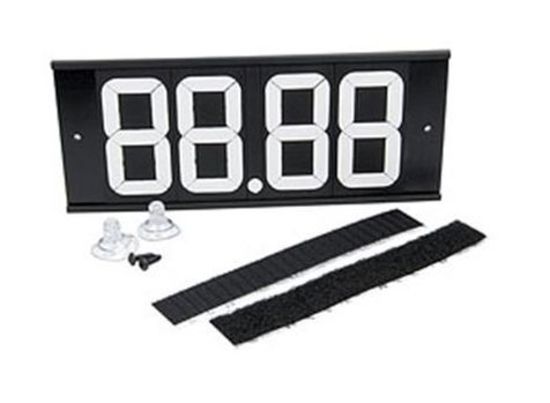 Flip-A-Dial FLIST454 Et Dial In Board 4 Digit Velcro/Suction Cup Mount White Numbers