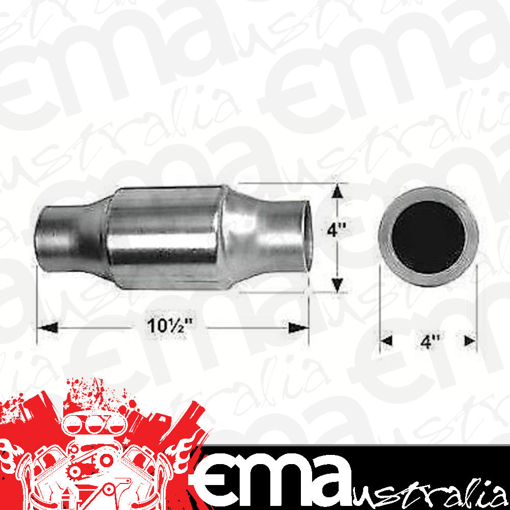 Flowmaster FLO2230130 S/S Catalytic Converter 3" Inlet/3" Outlet 10.5" Long