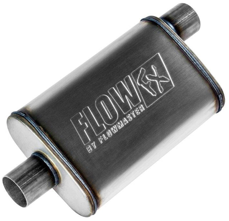 Flowmaster FLO71226 Flowfx Stainless Steel 2.5" Inlet X 2.5" Outlet Muffler Each