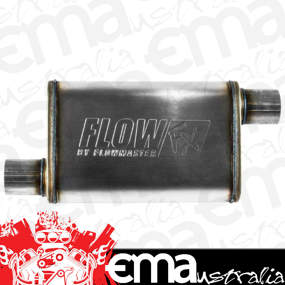 Flowmaster FLO71236 Flowfx Stainless Steel 2.5" Inlet X 2.5" Outlet Muffler Each