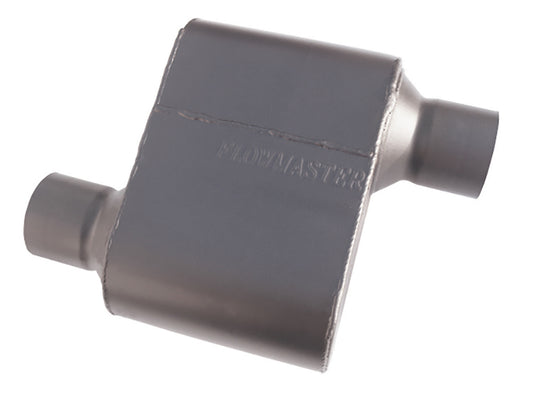 Flowmaster FLO842518 Super 10 Series Muffler Oval, 2-1/2" Offset Inlet / Outlet