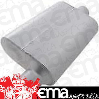 Flowmaster FLO942541 40 Series Delta Flow Muffler Offset 2.5" Inlet/Centre Out