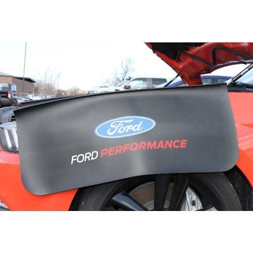 Ford Racing FMM-1822-A7-1 Fmm-1822-A7 Fender Cover 36" X 27" Black Vinyl With Logo