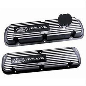 Ford Racing FMM-6000-J302R Black Aluminium Valve Covers Suit Ford 5.0L Efi