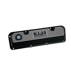 Ford Racing FMM-6582-C351BK Black Alloy Valve Covers Ford Cleveland 351 Cid
