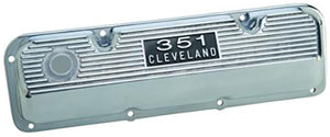 Ford Racing FMM-6582-C351PD Finned Aluminium Polished Valve Covers (Suit Ford 302-351C (Cleveland)) ()