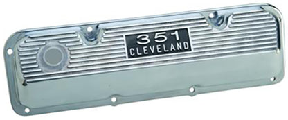 Ford Racing FMM-6582-C351PD Finned Aluminium Polished Valve Covers (Suit Ford 302-351C (Cleveland)) ()