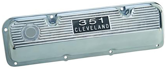 Ford Racing FMM-6582-C351PD Finned Aluminium Polished Valve Covers (Suit Ford 302-351C (Cleveland)) ()