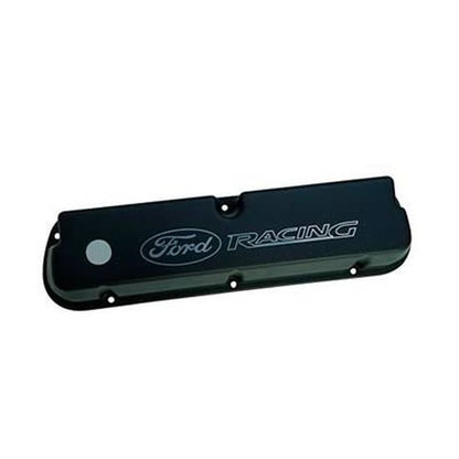 Ford small block Windsor 302-351 CID Racing Tall Black Laser Etched Valve Covers 302-351W Ford Racing Performance FMM-6582-LE302BK