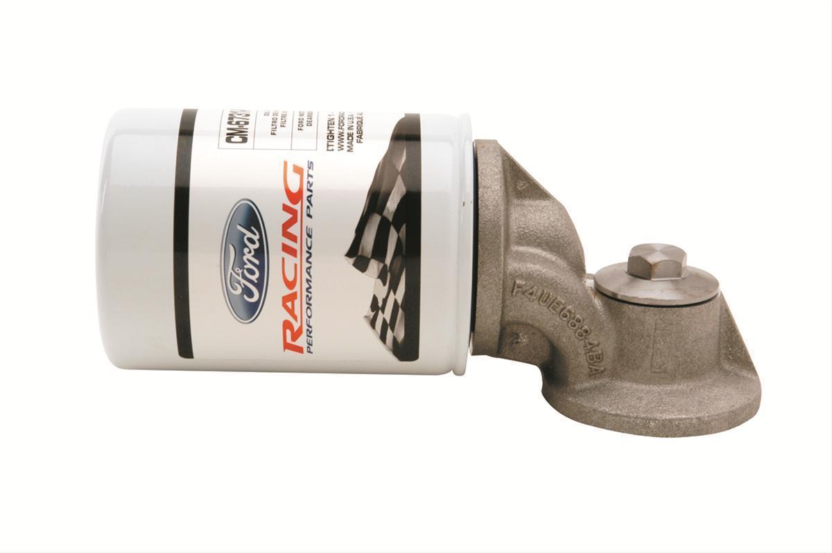 Ford Racing FMM-6880-A50 Ford RACING 90¶ø OIL FILTER ADAPTOR  SUIT MOST Ford V8 3/4-16" THREAD