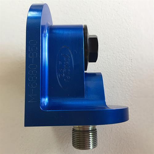 Ford Racing FMM-6880-B50 Ford Racing Performance  Ford, V8 Oil Filter 90 Degree Right Angle Adapter Adapts From 3/4-16" to 22mm x 1.5 Filters Blue