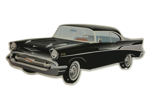 HotRod Hardware FOI-M-584 Genuine '57 Chevy Aluminium Wall Sign 24" X 10"