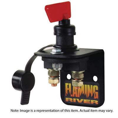 Flaming River FR1002 Battery Disconnect Little Switch w/ Mounting Bracket