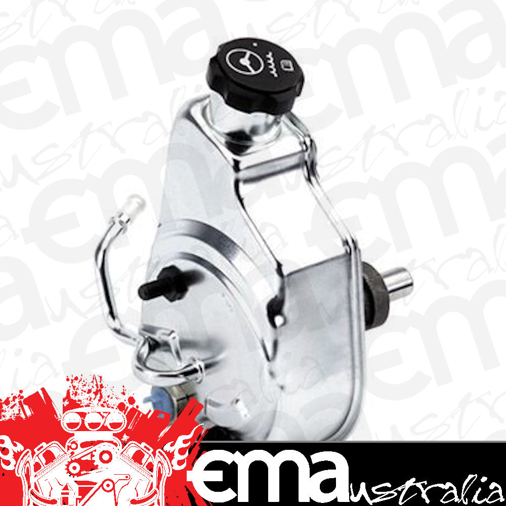 Flaming River FR1572 Pump Integral Reservoir Fits Most GM Applications Flow 2.7 To 3.1 Gpm Plated Reservoir Included