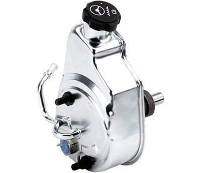 Flaming River FR1572 Pump Integral Reservoir Fits Most GM Applications Flow 2.7 To 3.1 Gpm Plated Reservoir Included