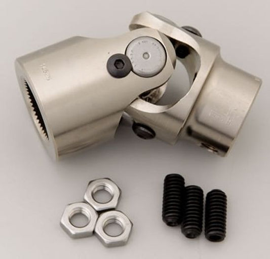 Flaming River FR1712DD Universal Billet Steering Joint 1"-48 Spline x 3/4" DD