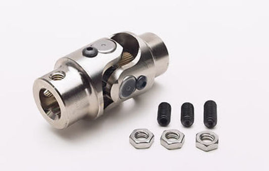 Flaming River FR1722DD Steel Universal Joint 3/4"DD x 5/8"-36 Spline Nickel Plat
