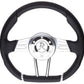 Flaming River FR20130BK Steering Wheel D Shaped Wheel - Black 13.5 Inch