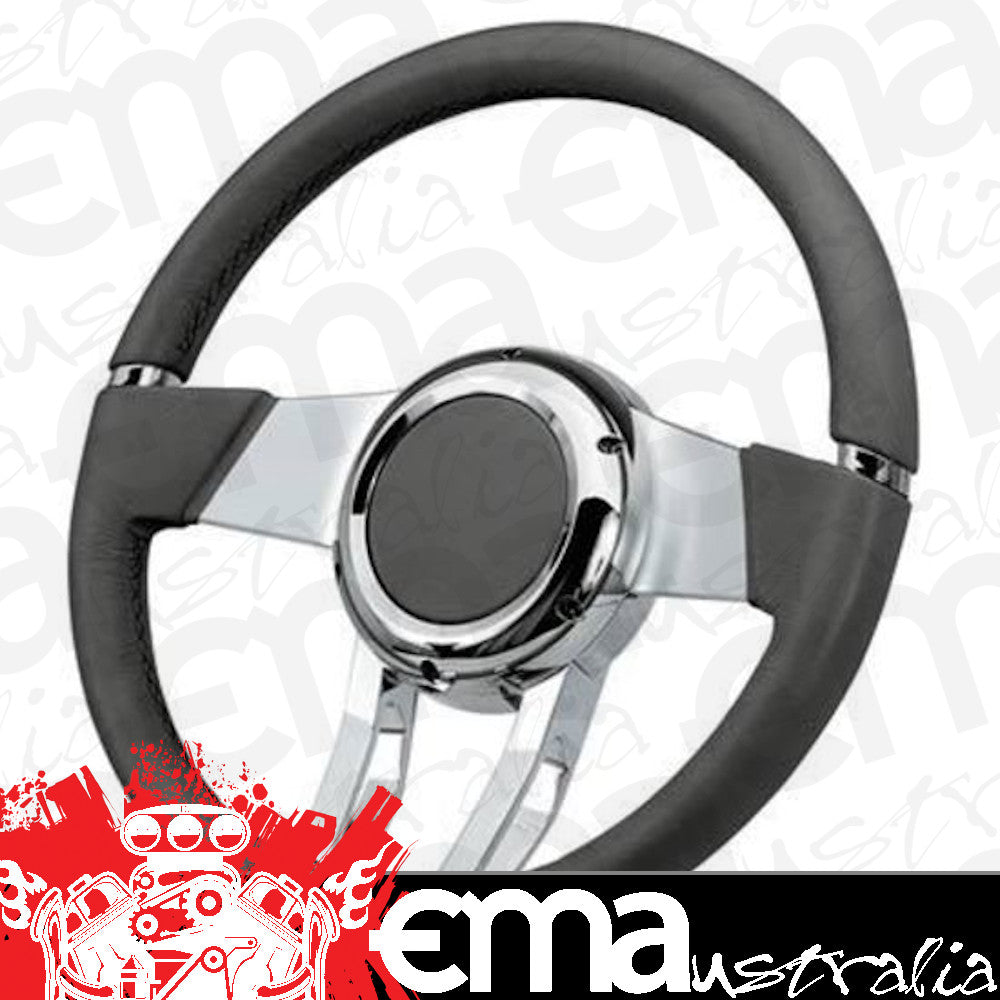 Flaming River FR20150DG Steering Wheel Waterfall 13.8 Slate Gray Steering Wheel