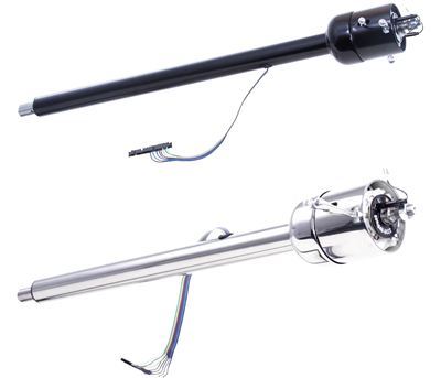 Flaming River FR21022-30BK 30" ROADSTER TILT STEERING COLUMN - BLACK POWDERCOAT FINISH