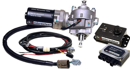 Flaming River FR40200 Universal Microsteer Electric Power Assisted Steering Kit 220 Watts, Wiring Harness, 11/16 In., 36 Spline Input/Output