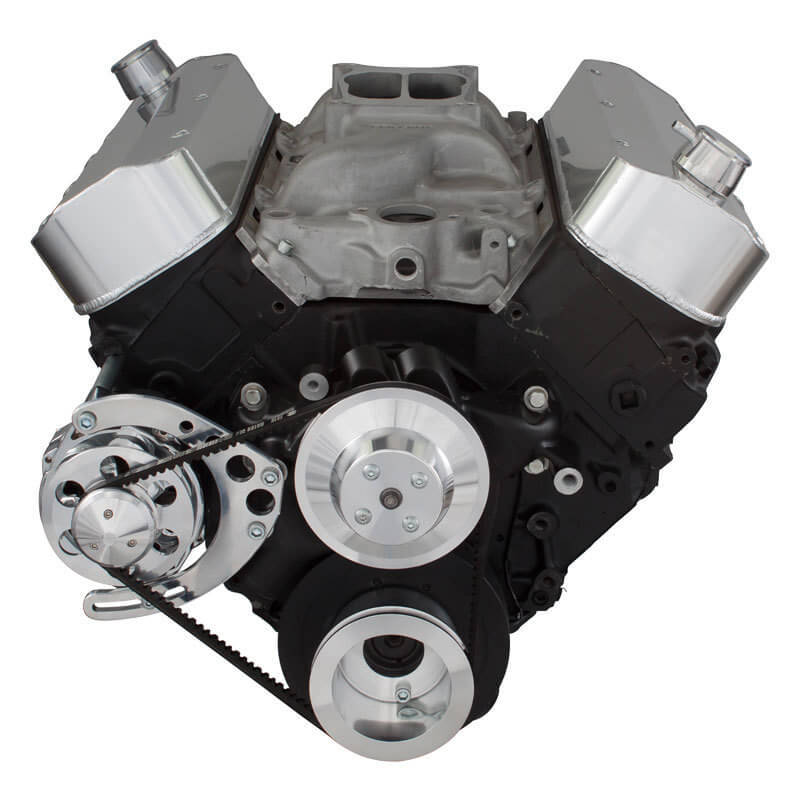CVF Racing CVF-454-ALT-SYSTEM-C-LWP 454-ALT-SYSTEM-C-LWP Chevy Big Block V-Belt System - Alternator Only LWP