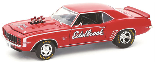 M2 Machines FUN-40300-61B Ed40300-61B Edelbrock 1969 Chevy Camaro 1:24 Scale Diecast Model By M2