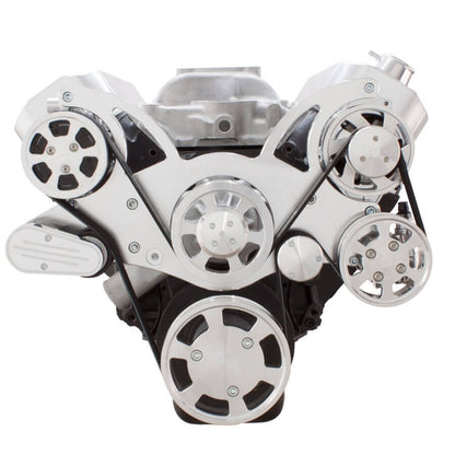 CVF Racing 454-WRAPTOR-AC Chev BB 396-454 Serpentine Pulley Conversion Kit