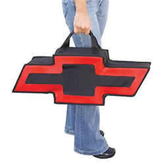 HotRod Hardware GBS-BT2000BR Genuine - Chevrolet Bowtie Duffle Canvas Bag -