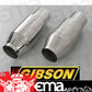 Gibson GIB110003 Bullet Marine Mufflers Polished Stainless 4.5" Inlet/5" Outlet