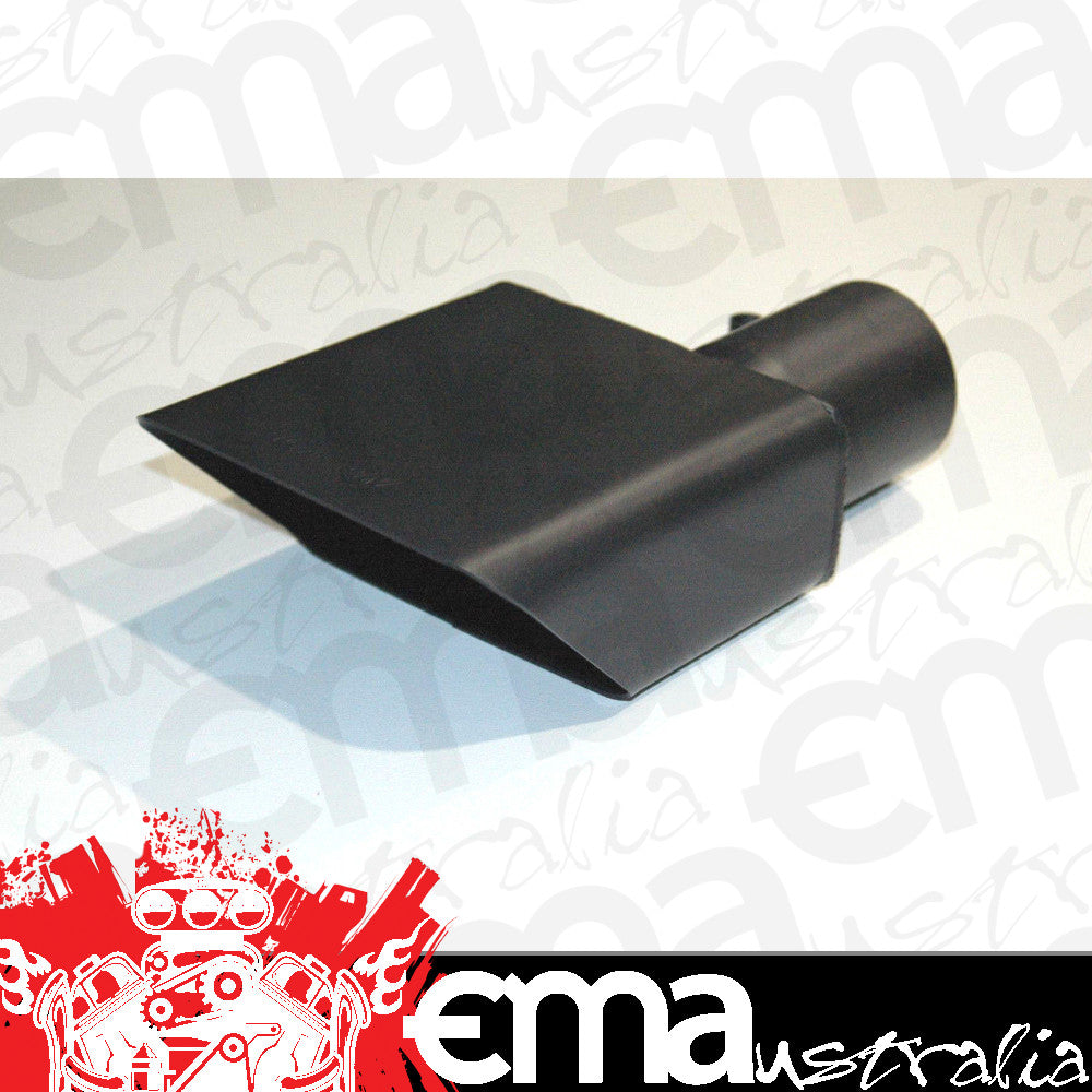 Gibson GIB500365-B S/S Sport Exhaust Tip Black R/H 2.5" Inlet 6" X 2.75" Outlet