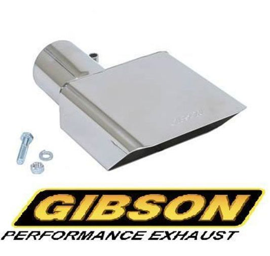 Gibson GIB500366 S/S Sport Exhaust Tip 6" X 2.75" Polished 2.5" Leftside Inlet