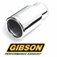Gibson GIB500376 3.5" S/S Exhaust Tip Rolled Straight Edge Polished 2.5" Inlet