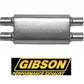 Gibson GIBB55114S Superflow Stainless Steel 3" Dual/Dual Muffler Reversible 24"