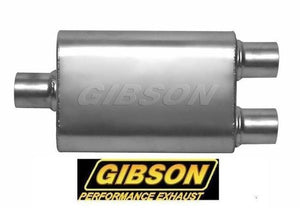 Gibson GIBB55182S Superflow S/Steel 3" Center/2.5" Dual Muffler Reversible 13" L