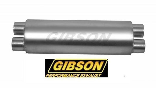 Gibson GIBB766300S Superflow S/Steel 3" Dual In /2.5" Dual Out Round Muffler