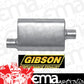 Gibson GIBBM0101 Mwa Stainless Steel 2.5" Muffler Offset/Center Non Directional