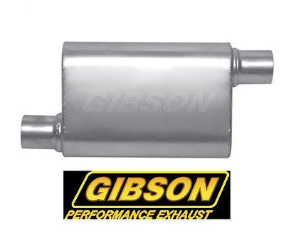 Gibson GIBBM0104 Mwa Stainless Steel 2.5" Muffler Offset/Offset Non Directional