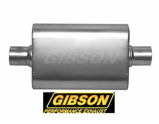 Gibson GIBBM0106 Mwa Stainless Steel 2.25" Muffler Center/Center Non Directional