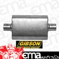Gibson GIBBM0106 Mwa Stainless Steel 2.25" Muffler Center/Center Non Directional