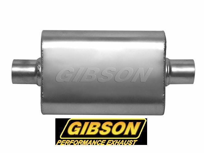 Gibson GIBBM0108 Mwa Stainless Steel 3" Muffler Center/Center Non Directional