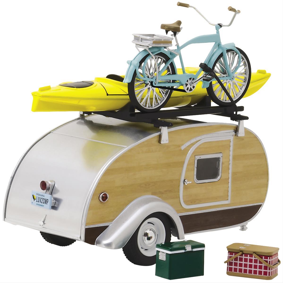 Greenlight GLC-18430-A 1:24 Teardrop Camper Diecast Model