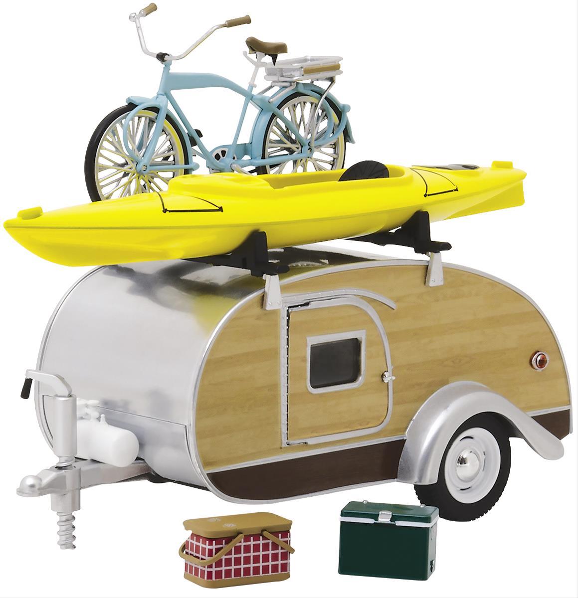 Greenlight GLC-18430-A 1:24 Teardrop Camper Diecast Model