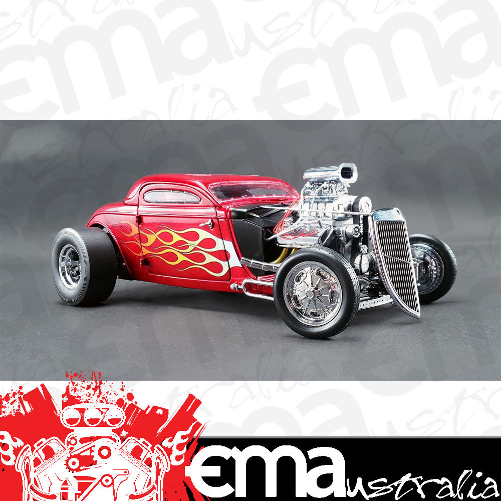 Greenlight GLC-GMP-18816 1:18 Diecast 1934 Ford Three Window Coupe Blown Altered - Nitro Coupe