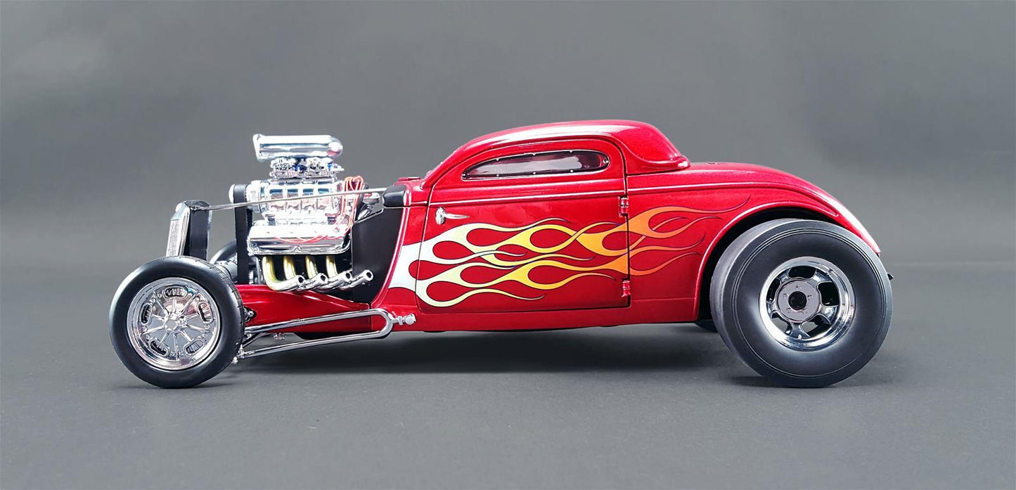 Greenlight GLC-GMP-18816 1:18 Diecast 1934 Ford Three Window Coupe Blown Altered - Nitro Coupe