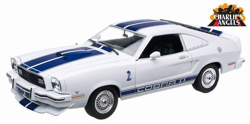 Greenlight GLC12880B Charlies Angels 1976 Mustang Cobra Ii 1:18 Scale Diecast Model