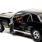 Greenlight GLC12897 1967 Ford Mustang Gt 1:18 Diecast Model Black w/ Gold Stripes