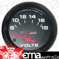 GM Performance GM12361395 2-5/8" Voltmeter 8-18 Volts