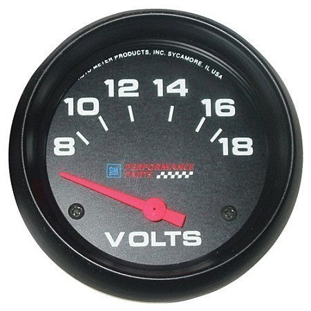 GM Performance GM12361395 2-5/8" Voltmeter 8-18 Volts