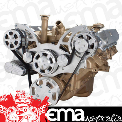 CVF 455-WRAPTOR-ACO Serpentine System for Oldsmobile 350-455 - AC & Alternator - All Inclusive